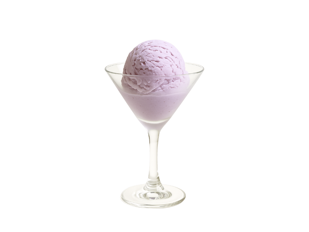 Helado de violeta