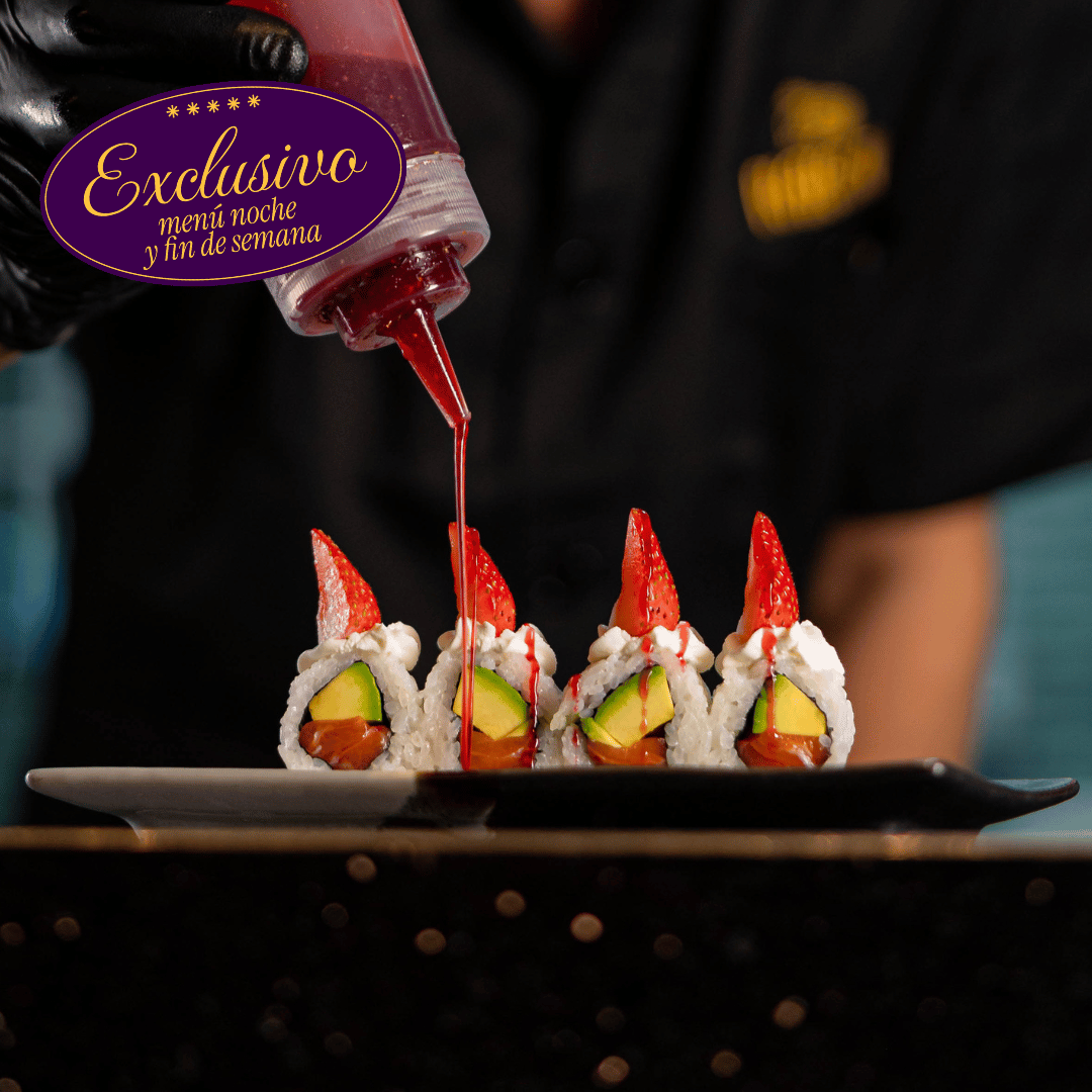 Sake Fresa Roll